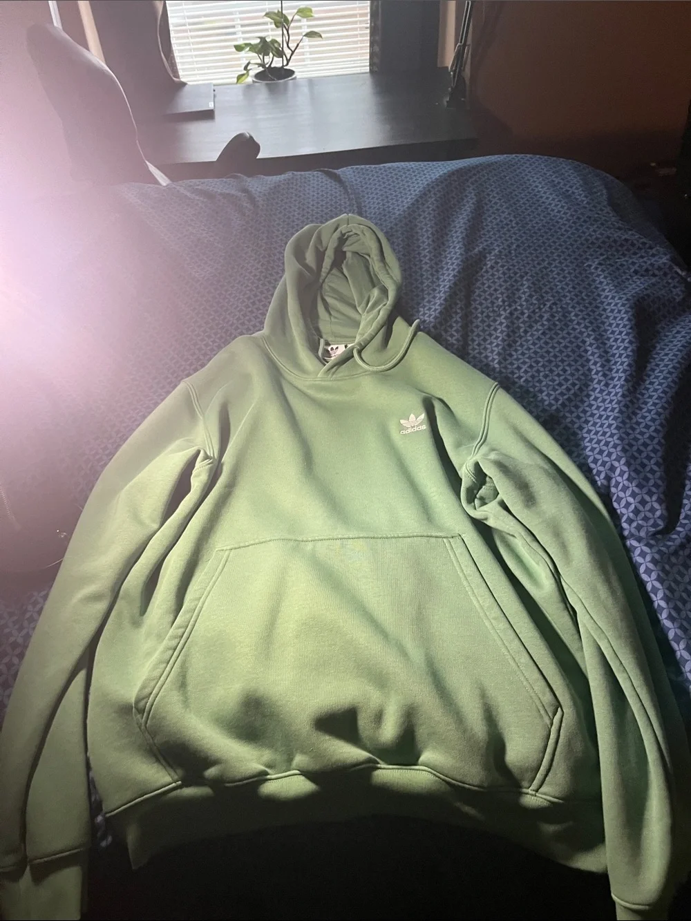 Green Adidas Pullover Sweatshirt
